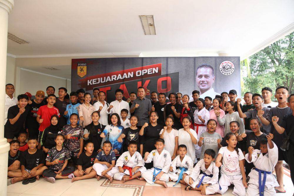 Kejuaraan Daerah (Kejurda) Tako Sumut tahun 2024 di GOR Kompleks Cemara Asri Medan, Rabu (24/1/2024). (Dok. IDN Times)