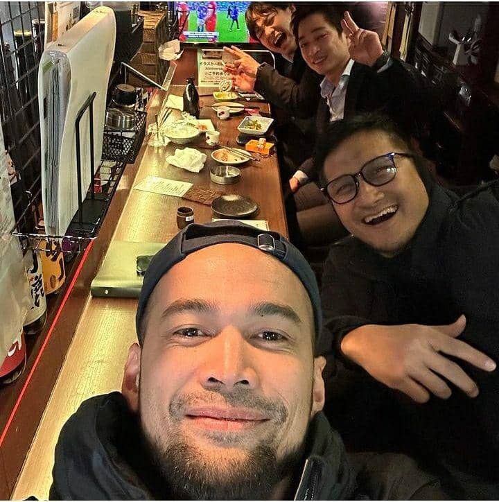 momen publik figur nonton Piala Asia 2023 (instagram.com/teukuwisnu)