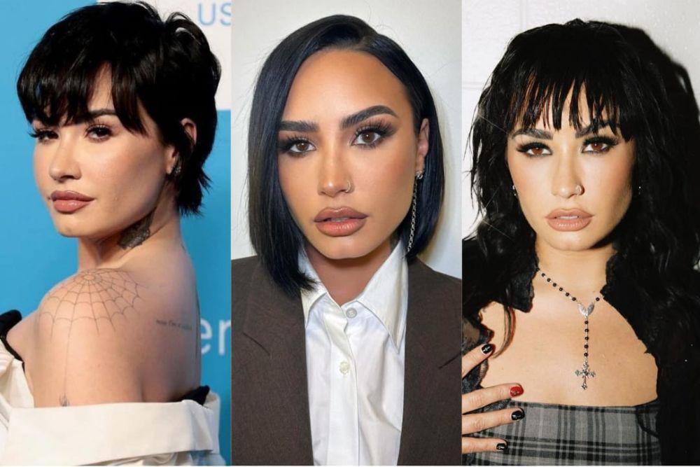 8 Inspirasi Hair Do ala Demi Lovato, Suka Style Sleek dan Messy