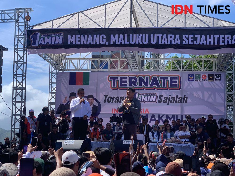 Kampanye di Maluku Utara, Anies Kenang Program Indonesia Mengajar