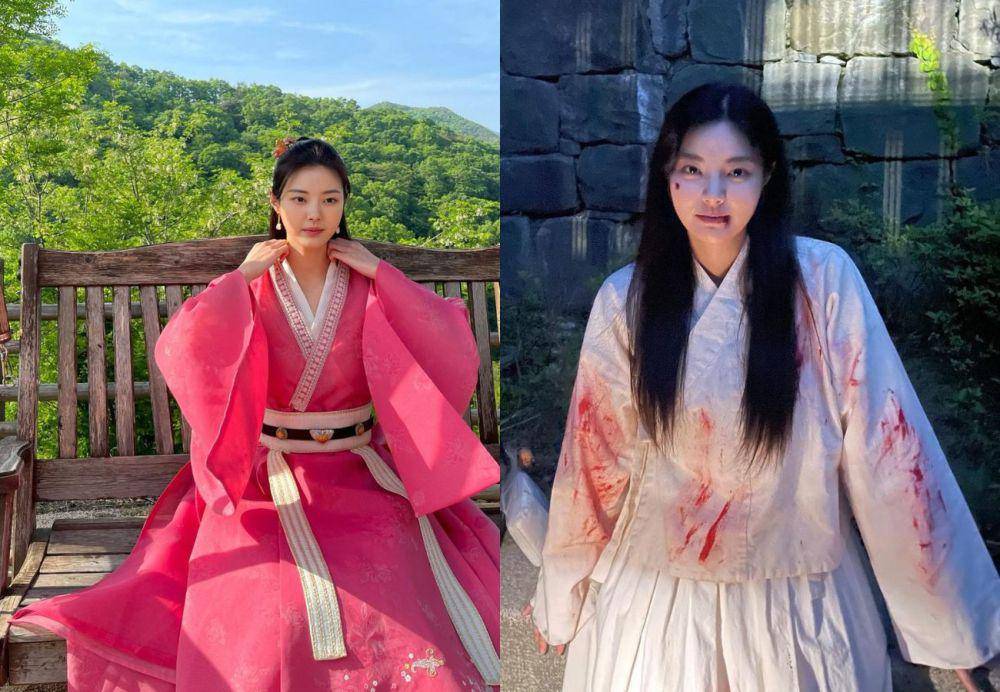 potret Hong Ye Ji di balik layar drama Love Song for Illusion (instagram.com/red._.yeji_)