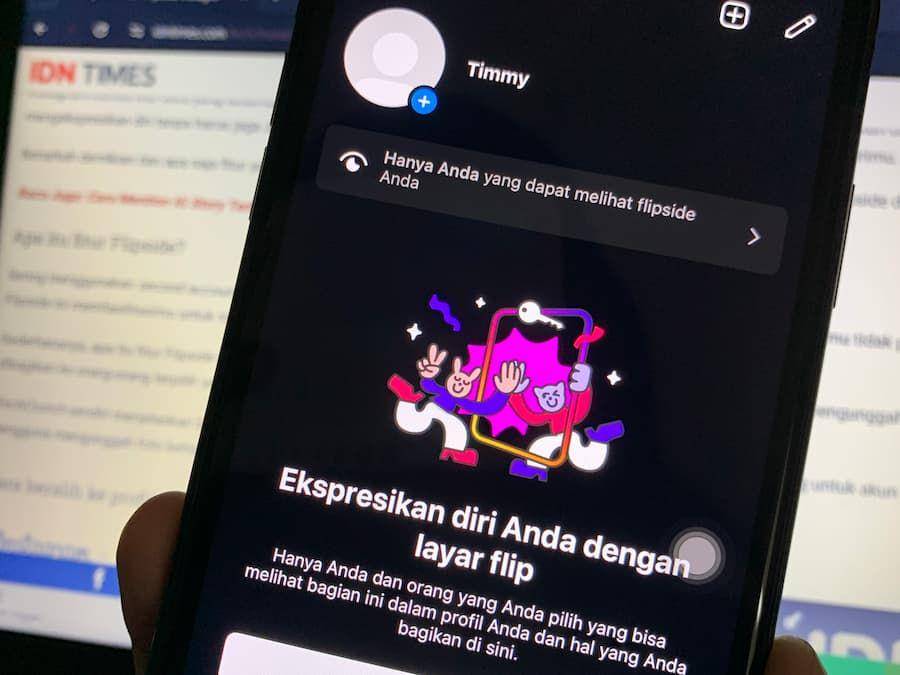 ilustrasi fitur Flipside Instagram (IDN Times/Laili)