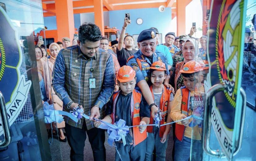 Resmikan 2 UPT Damkar, Wali Kota Bobby Berharap Respon Cepat Warga