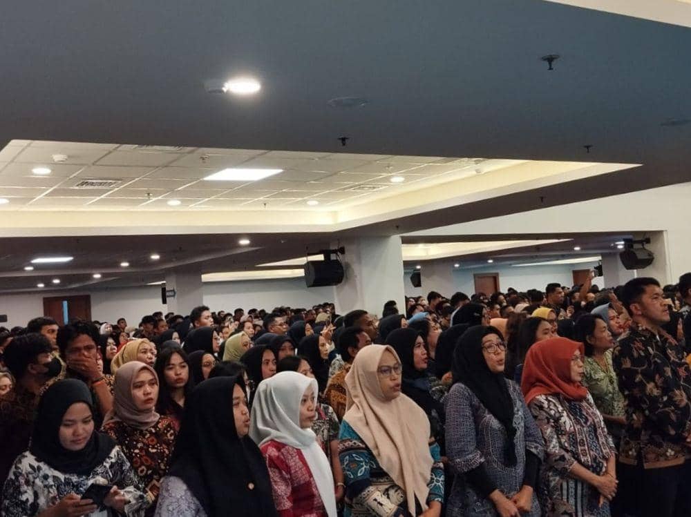 Pelantikan KPPS Pemilu 2024 se-Kota Makassar di Hotel Claro, Kamis (25/1/2024). IDN Times/Istimewa