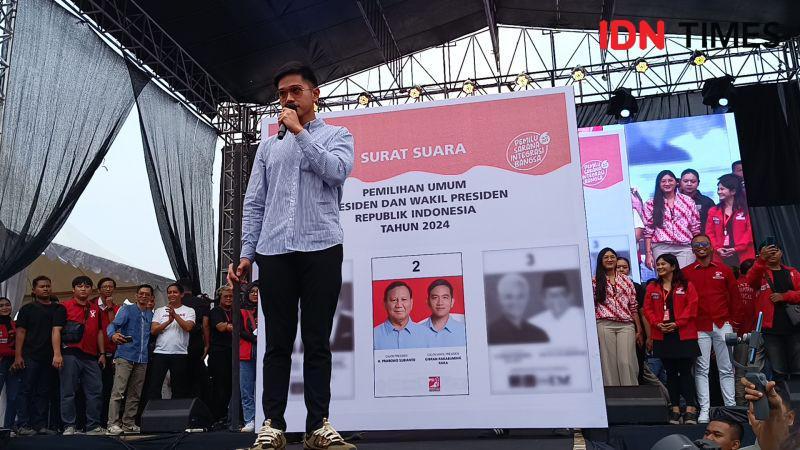 Kampanye PSI di Bandung, Kaesang: Saya Ingin Ajak Pak Jokowi Kampanye