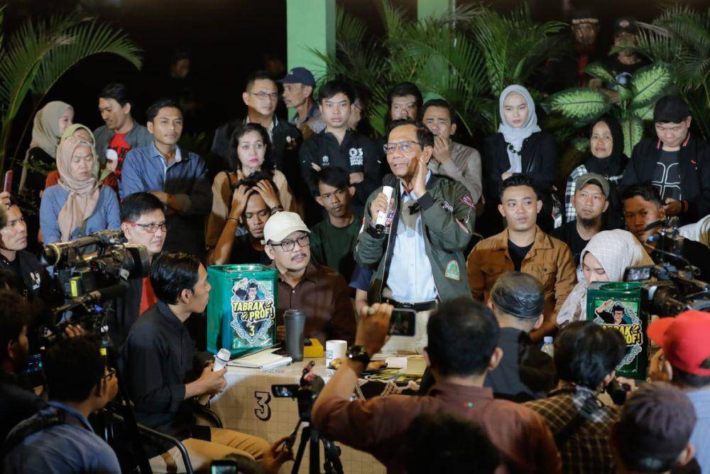Mahfud MD di acara Tabrak Prof! di Lampung (IDN Times/Istimewa)