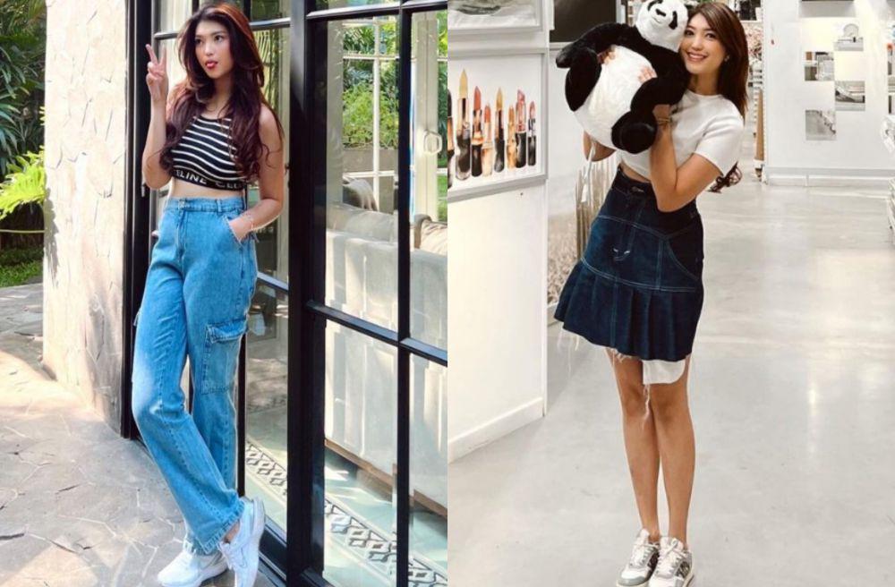 7 Lazy Look Style ala Dewi Paramita, Tetap Modis saat Mager!