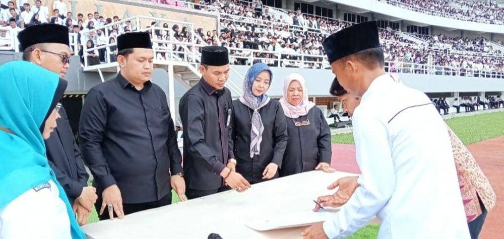 Pelantikan anggota KPPS di Palembang (Dok: istimewa)