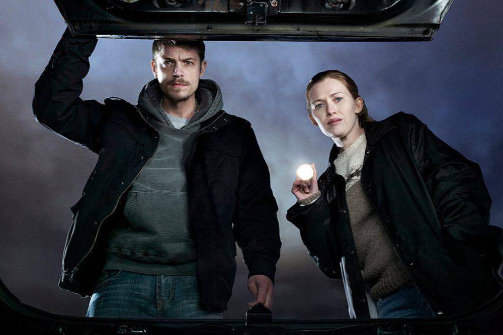 Joel Kinnaman dan Mireille Enos dalam serial The Killing (dok. 20th Television/The Killing)