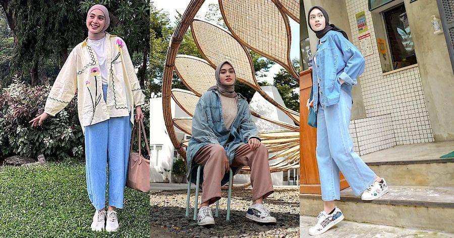 Deretan ide kreatif Alifa Adelia dalam padankan outfit denim (instagram.com/alifaadelia)