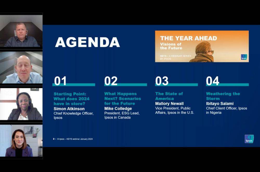 Acara webinar "The Year Ahead: Visions of the Future" oleh Ipsos (dok. Ipsos)