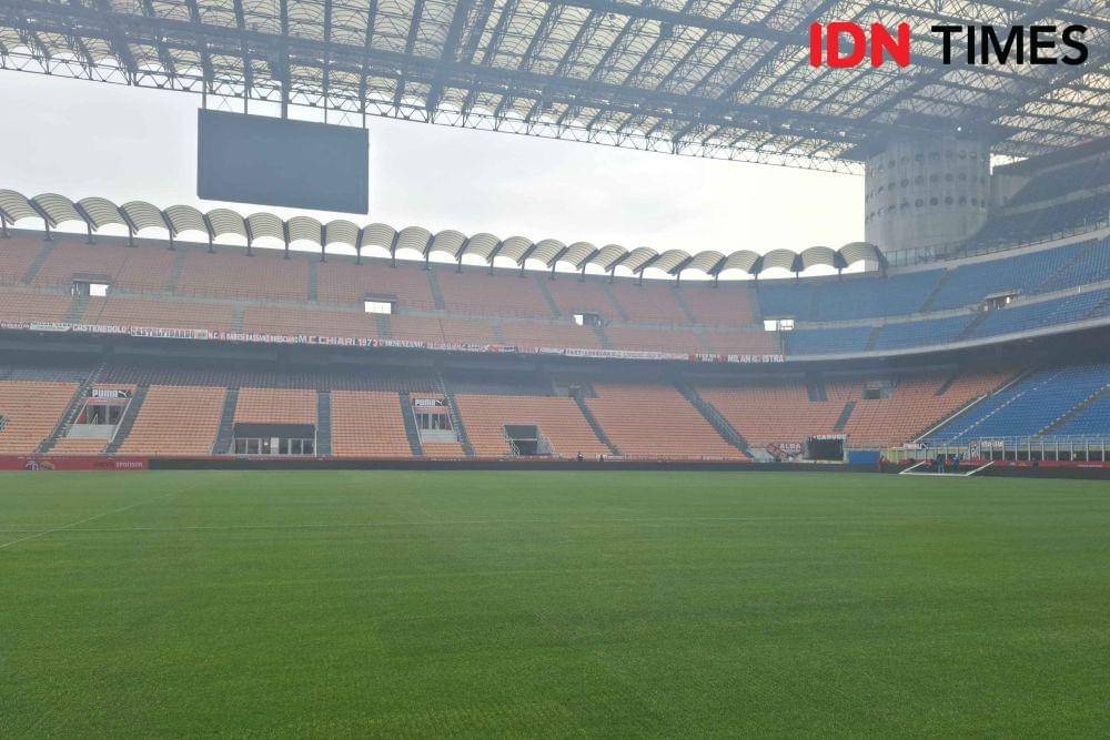 ilustrasi San Siro/Giuseppe Meazza (IDN Times/Satria Permana)