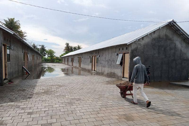 Ilustrasi hunian sementara (ANTARA/Nirkomala)