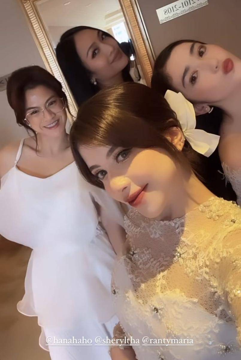 potret Ranty Maria dan Hana jadi bridesmaid Sarah Keihl (Instagram.com/fahiramira)