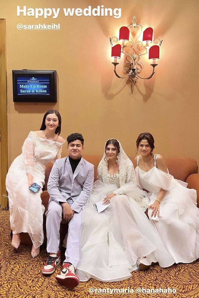 potret Ranty Maria dan Hana jadi bridesmaid Sarah Keihl (Instagram.com/syakirdaulay)
