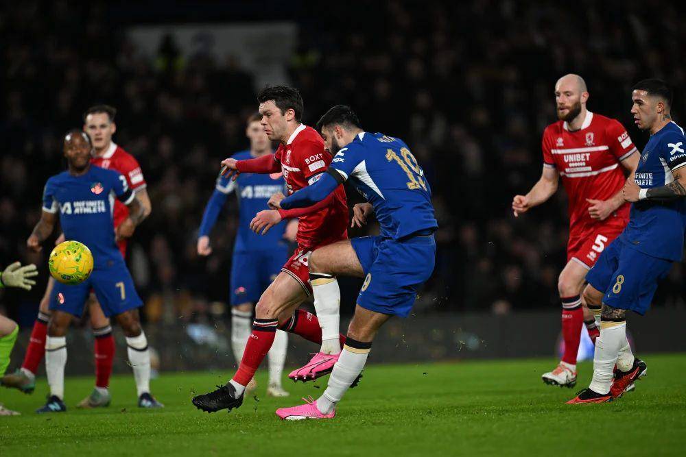 Chelsea melawan Middlesbrough pada leg kedua semifinal Piala Liga 2023/2024. (chelseafc.com)
