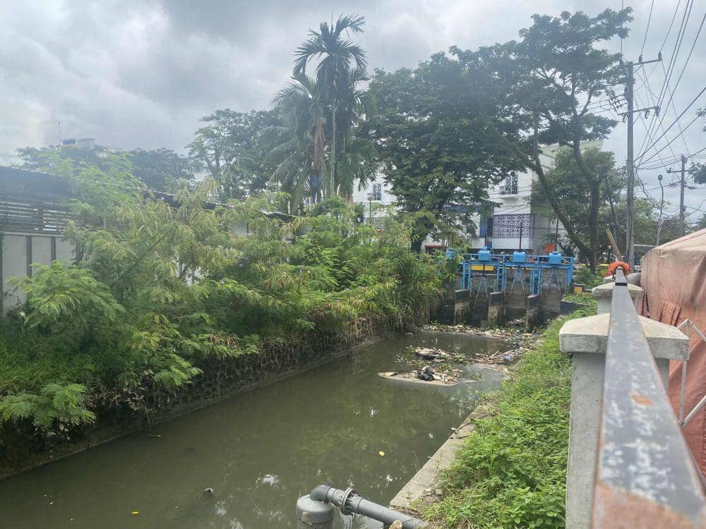 Pintu sungai di Sungai Belasung, Banjarmasin Tengah.