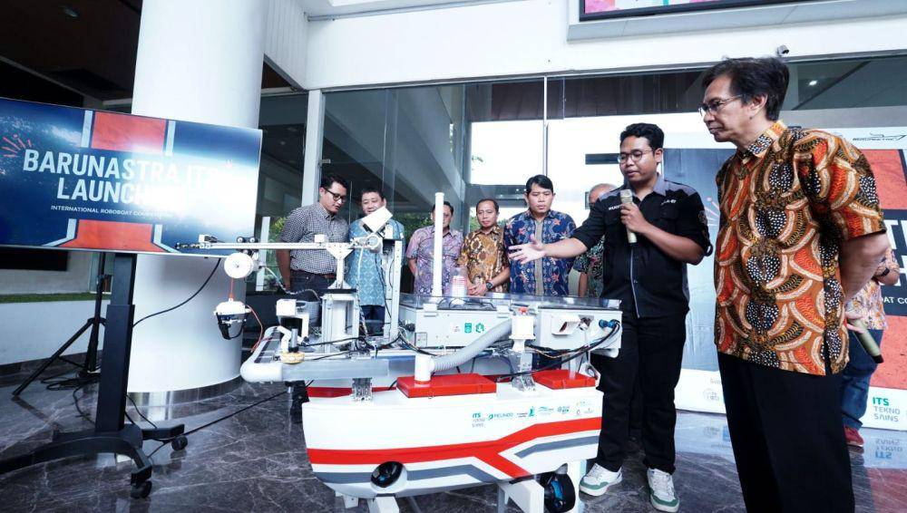 Kapal Nala Proteus 2.0 buatan mahasiswa ITS Surabaya. (Dok. ITS).
