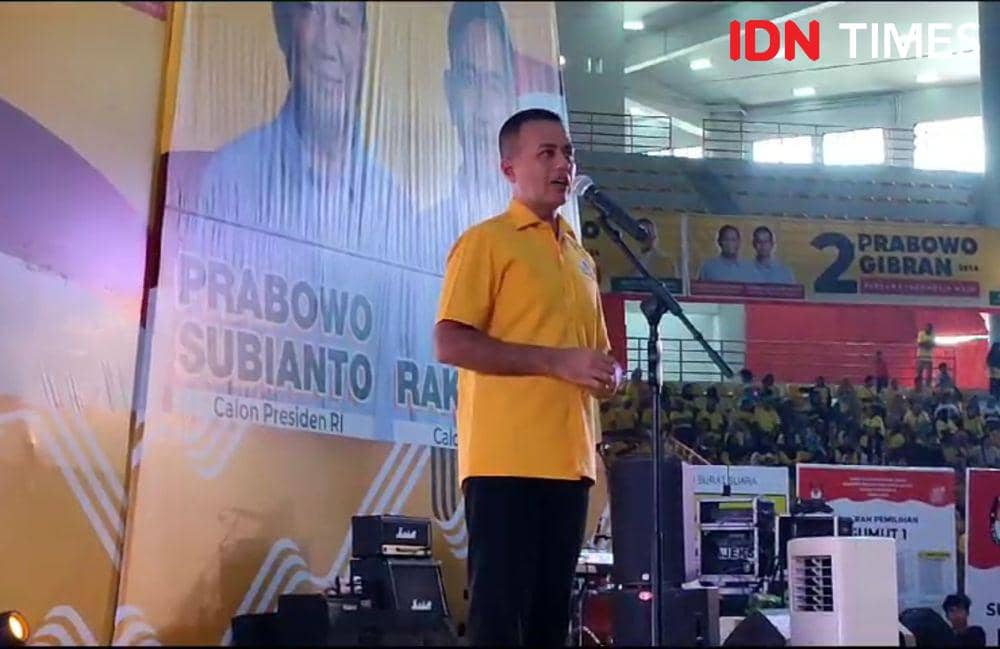 Musa Rajekshah ajak masyarakat Sumut menangkan Prabowo-Gibran (IDN Times/Eko Agus Herianto)