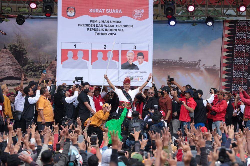 Ganjar Pranowo berkampanye di Manggarai, NTT (IDN Times/Istimewa)