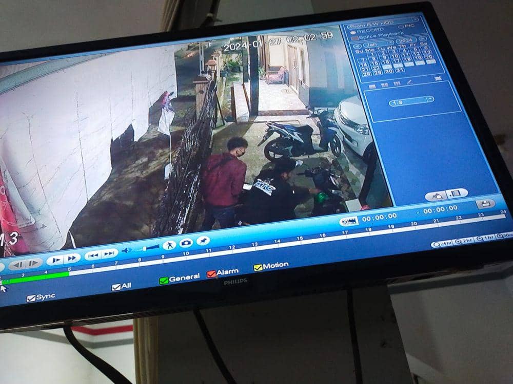 Viral, Aksi Pencurian Dua Motor Sekaligus di Majalengka Terekam CCTV