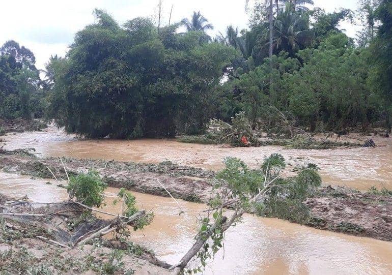 (kondisi pemukiman warga di Lahat yang terendam banjir) IDN Times/istimewa