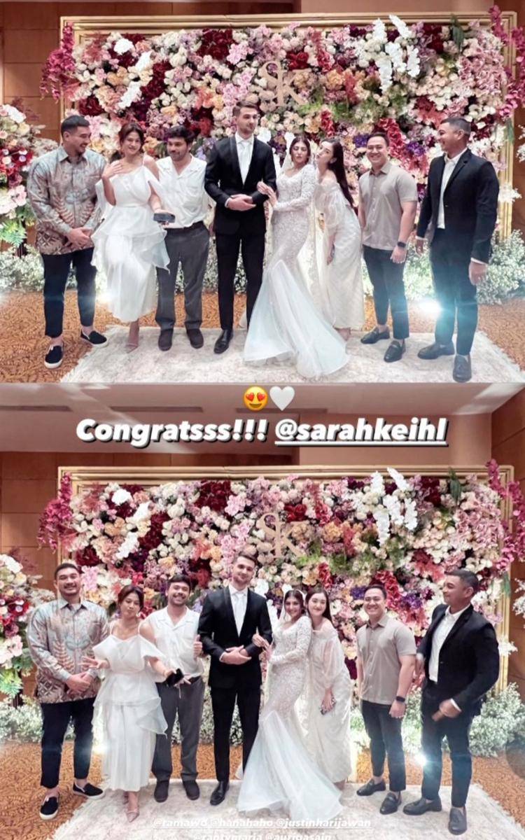 Pernikahan Sarah Keihl (instagram.com/raynranty_official)