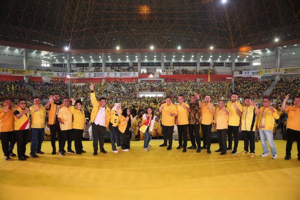 Golkar Kumpul Rakyat, Massa Teriak Ijeck Gubernur Sumut