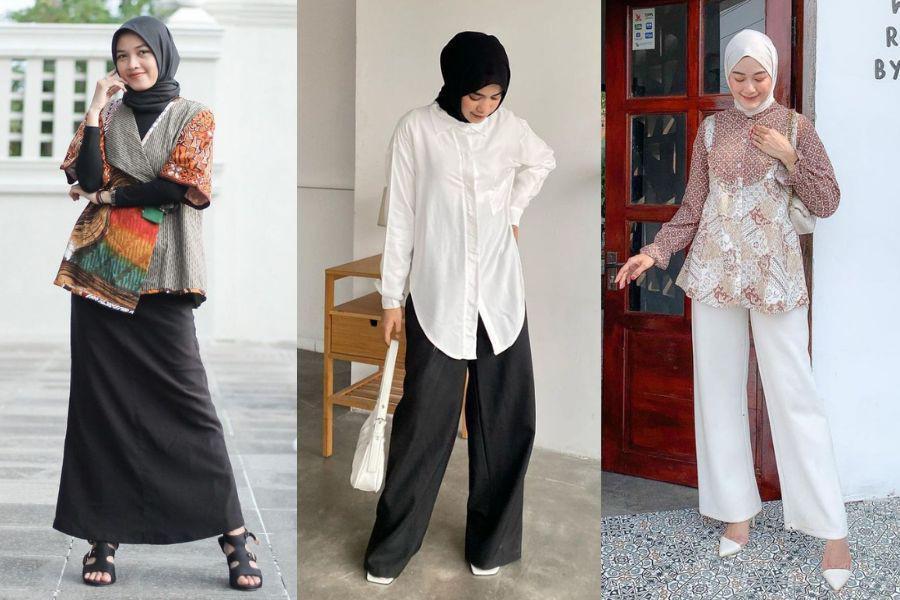 Ide Outfit Panitia KPPS (instagram.com/aishaibrahimmm | instagram.com/irsaakarina | instagram.com/eskamsythh)