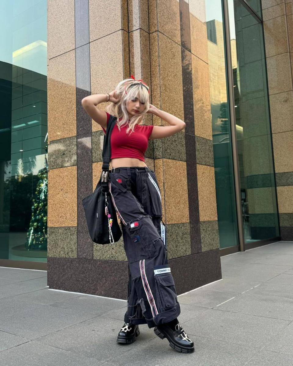 ide padu padan crop top ala Shaguffta (instagram.com/shaguffta_)