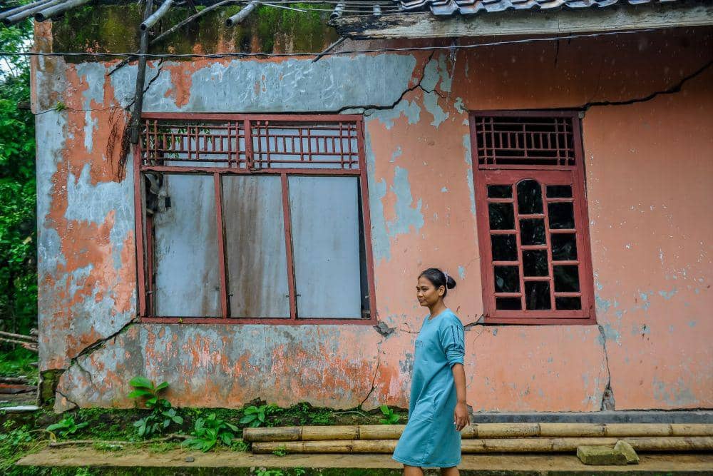 Ilustrasi rumah rusak (ANTARA FOTO/Muhammad Bagus Khoirunas)