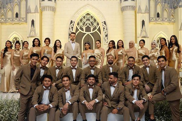 8 Potret Artis Jadi Bridesmaid-Groomsmen di Pernikahan Sarah Keihl