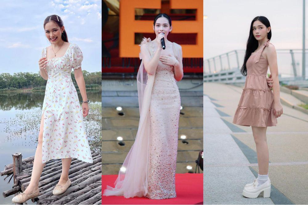 8 Koleksi Dress Namfah Thunyaphat, Cocok buat Beragam Acara!