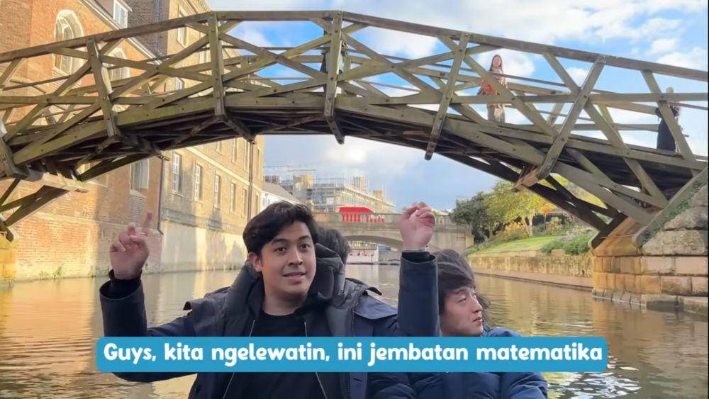 potret Jerome Polin di Cambridge University (dok.youtube.com/nihongomantappu)