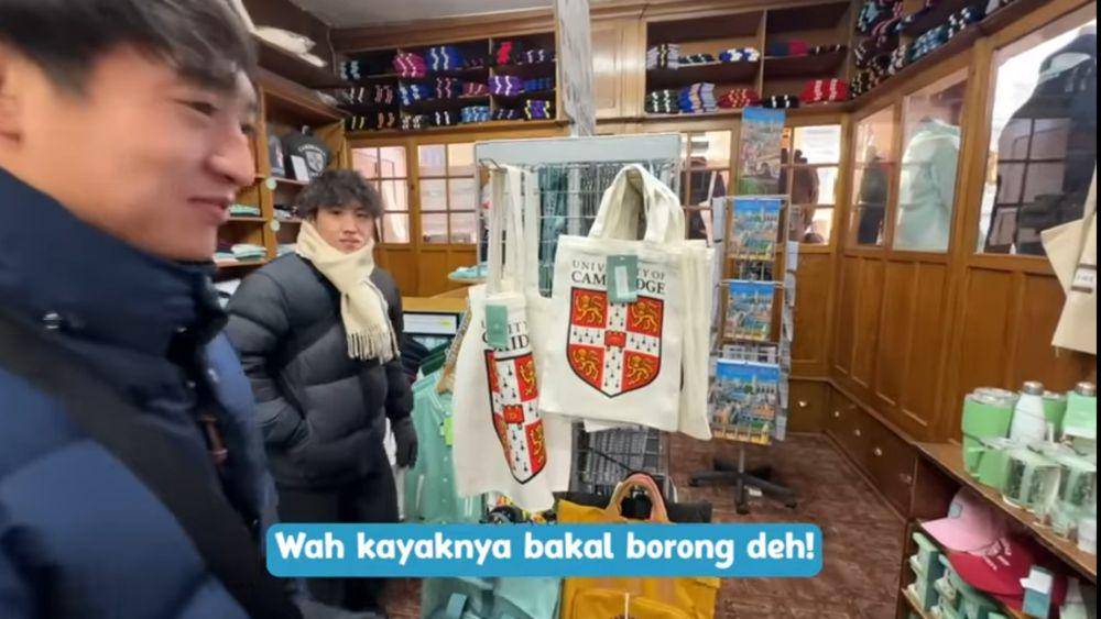 potret Jerome Polin di Cambridge University (dok.youtube.com/nihongomantappu)