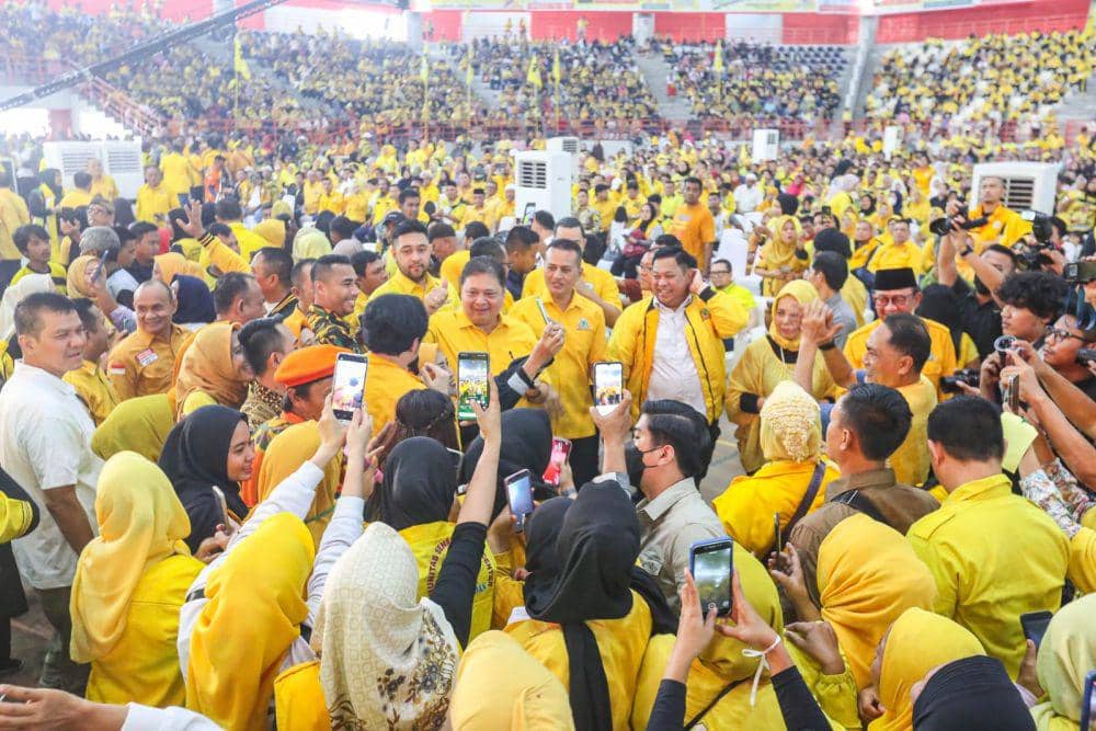 Jadi Partai Penguasa, Golkar Unggul di 12 Wilayah Sumut