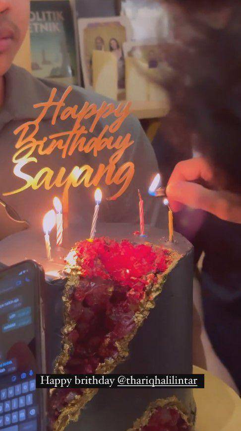 ulang tahun Thariq Halilintar (Instagram.com/er_bee26)