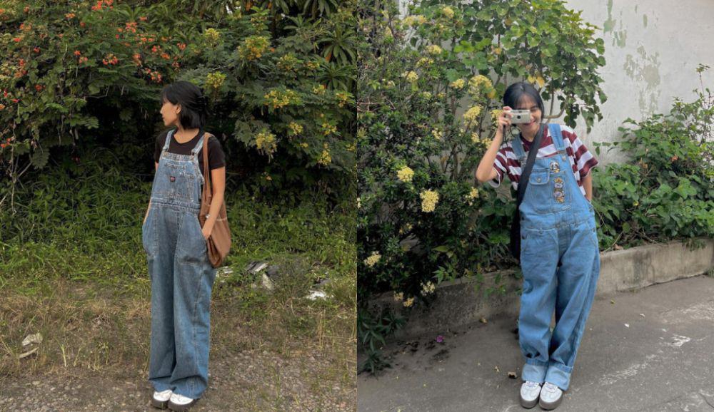10 Ide Padu Padan Overall ala Selebgram Aasyabill yang Mudah Disontek!
