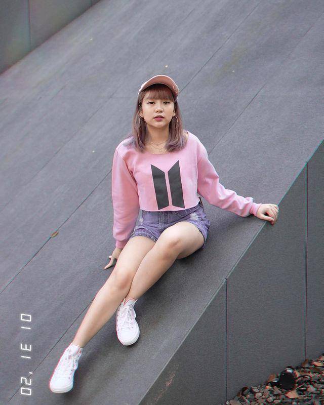padu padan short pants ala Ghea Indrawari (instagram.com/gheaindrawari)