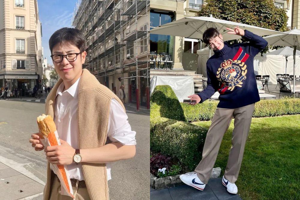 7 Ide OOTD Sweater Rajut ala P.O Block B, Comfy dan Stylish