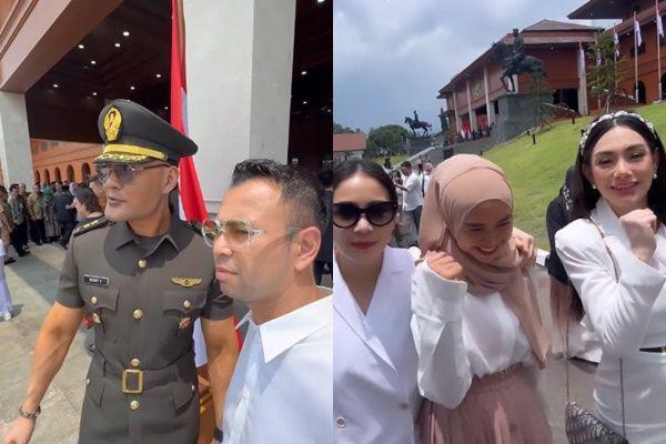 7 Potret Artis di Peresmian Gedung Akmil di Magelang, Ikut Makan Bakso