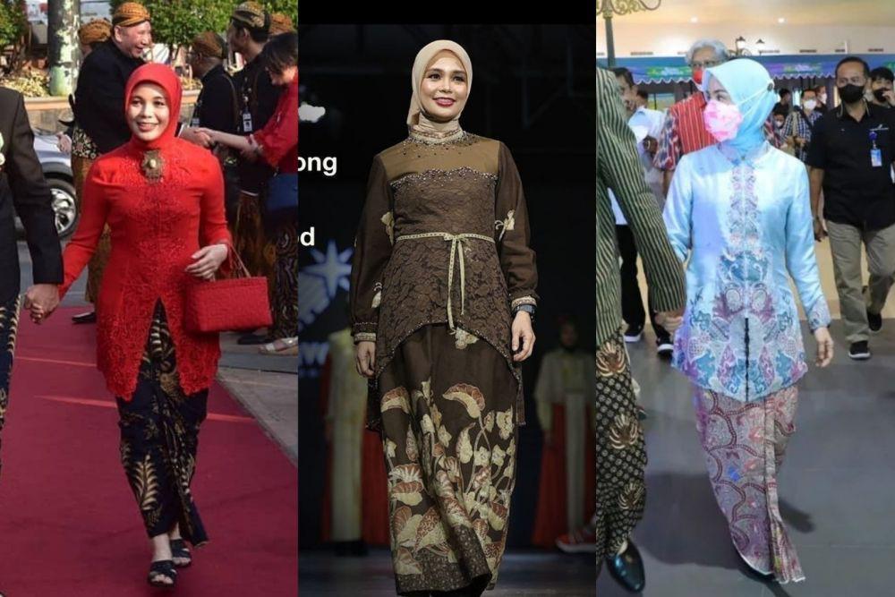 10 Inspirasi Kebaya Siti Atikoh, Istri Ganjar yang Selalu Anggun