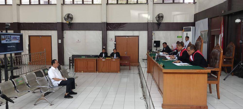 Terdakwa kasus dugaan korupsi angkut batubara Sarimuda menjalani sidak perdana (Dok: istimewa)
