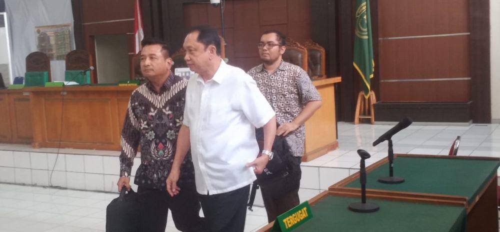 Terdakwa kasus dugaan korupsi angkut batubara Sarimuda menjalani sidak perdana (Dok: istimewa)