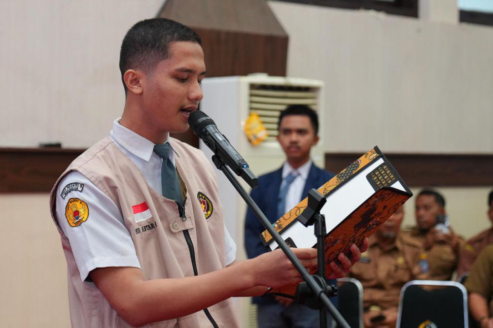 Pelajar SMA se-Sulsel Deklarasi Pemilu Damai 2024