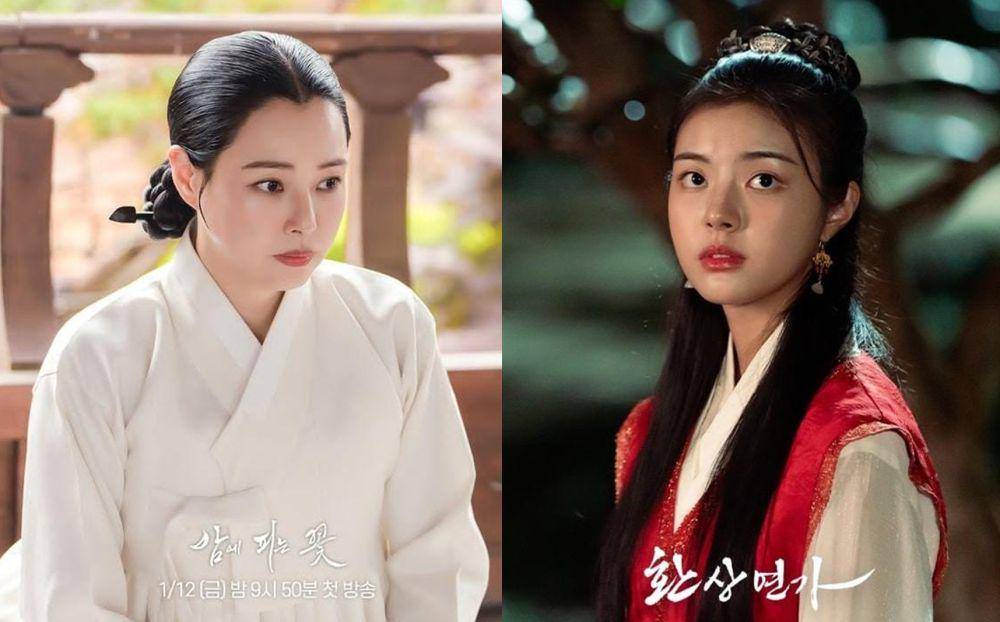 Lee Ha Nee di drama Knight Flower (instagram.com/mbcdrama_now) | Hong Ye Ji di drama Love Song for Illusion (instagram.com/kbsdrama)