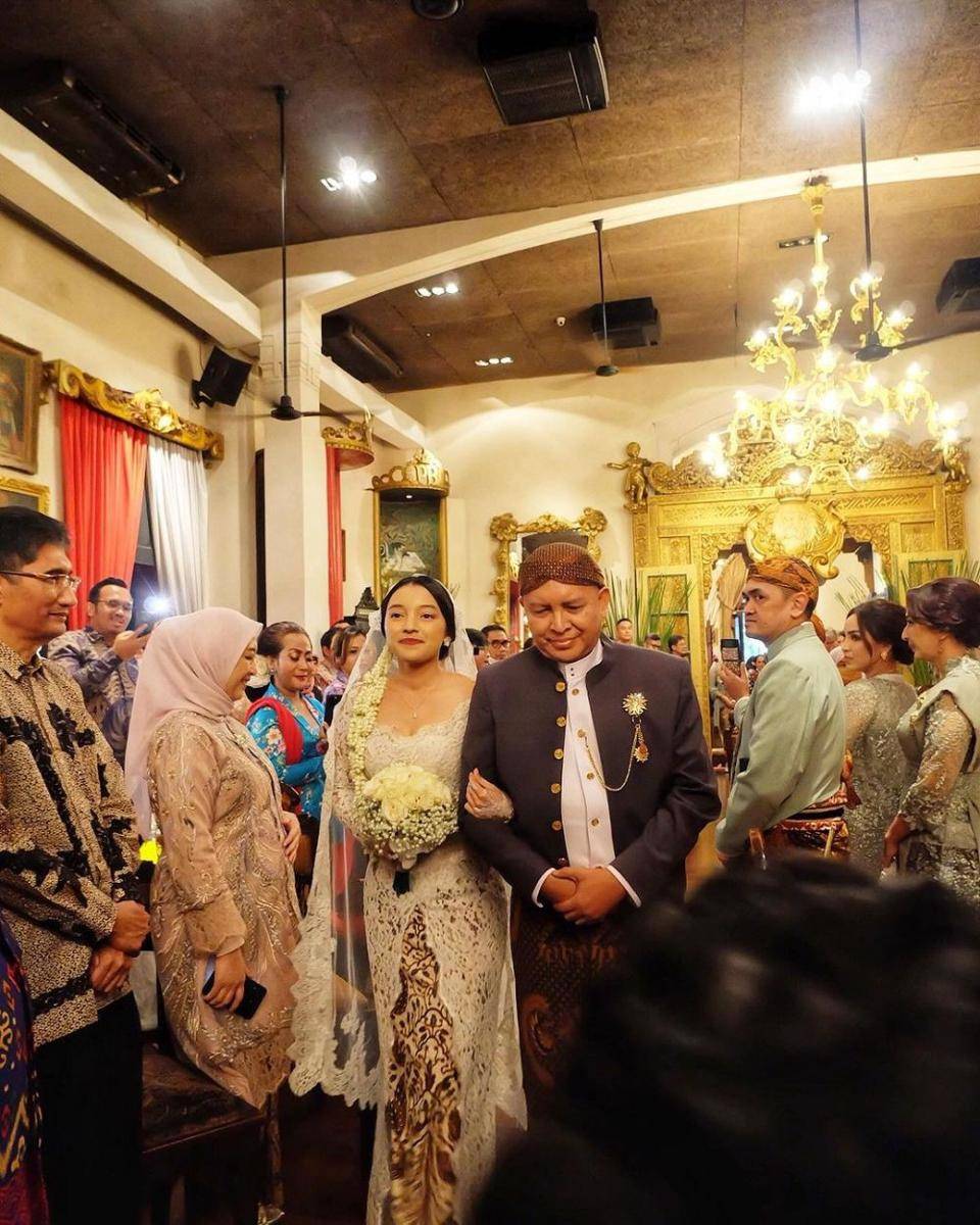 Pernikahan Nadia Soekarno dan Kama Sukarno. (Instagram.com/kuntskring)