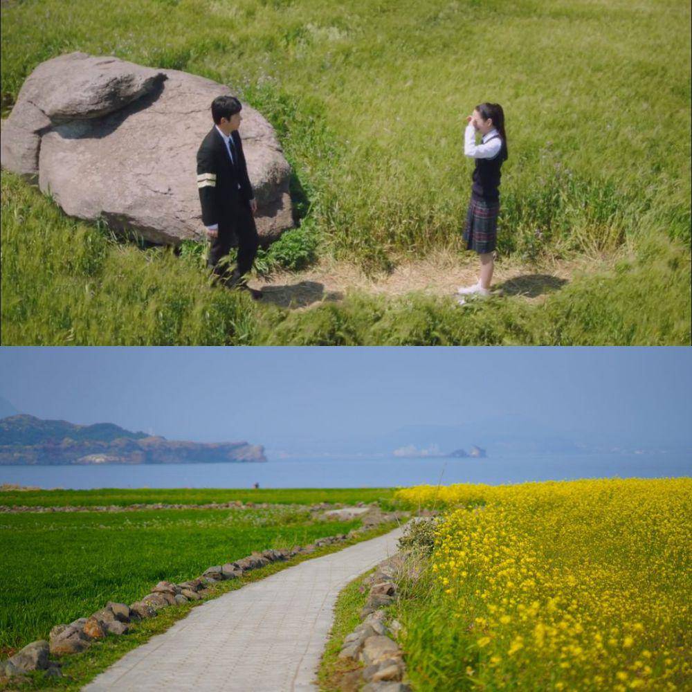 cuplikan drakor Welcome to Samdalri (dok. Netflix/Welcome to Samdalri) | Gapado, Jeju (m.visitjeju.net)