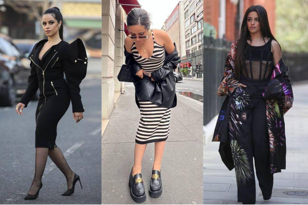 9 Inspirasi Outfit Warna Hitam ala Camila Cabello, Edgy!
