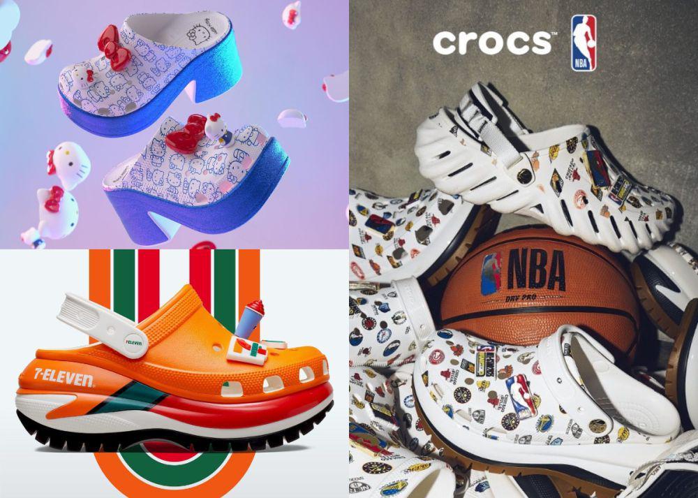 14 Potret Koleksi Duet Sepatu Crocs dengan Brand Dunia, Super Stylish!